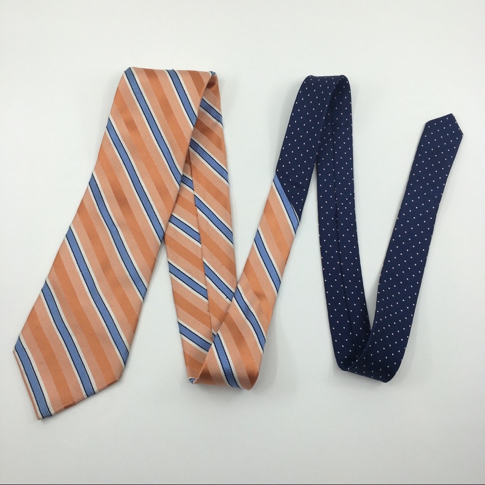 Tommy Hilfiger mens striped silk neck tie